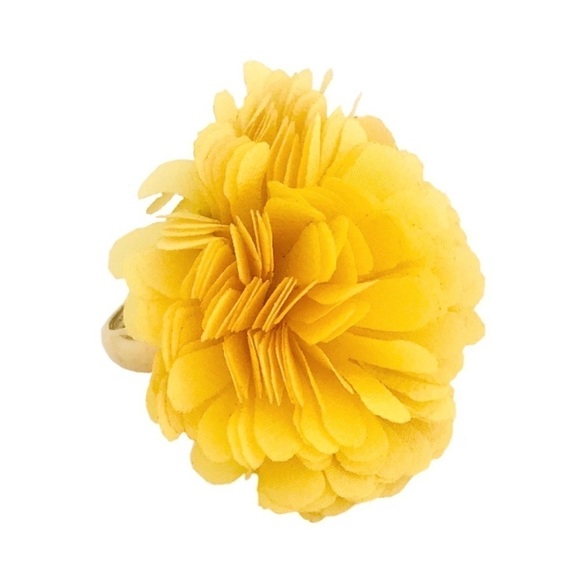 KATE SPADE • Date Night Flower Adjustable Ring - Picture 3 of 8